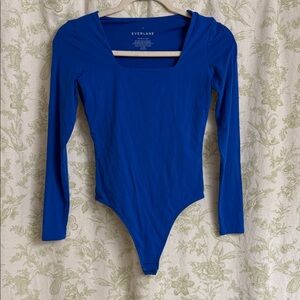 Everlane Supima Square-neck Bodysuit
